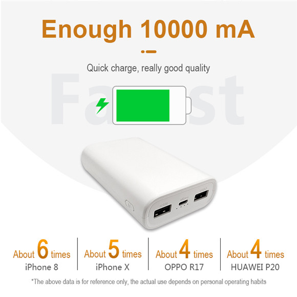 2020 newest full real 5000mAh small size Power Bank LWS-8021